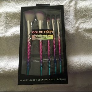 Make up brushes and facial masks